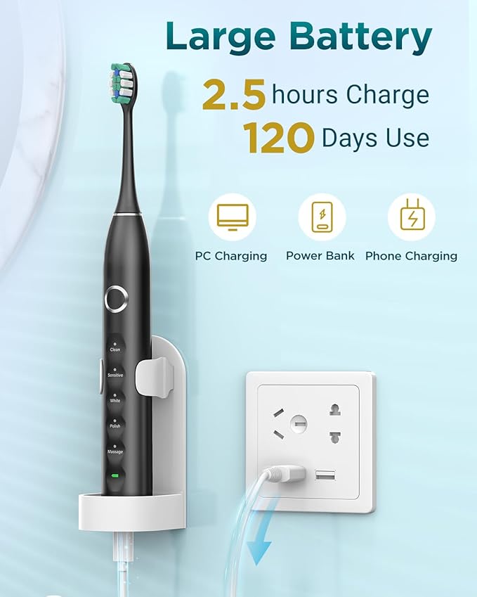 Smart Electric Toothbrush with App Tracking
