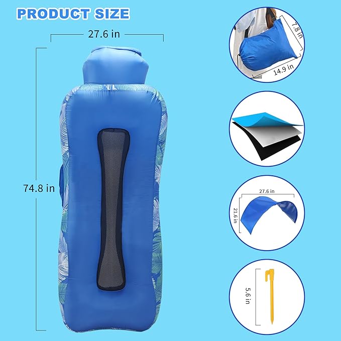 Outdoor Inflatable Lounger Sofa