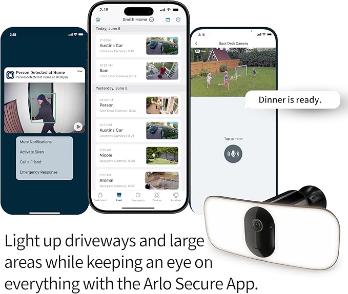 Smart Home Security Camera (Wi-Fi)