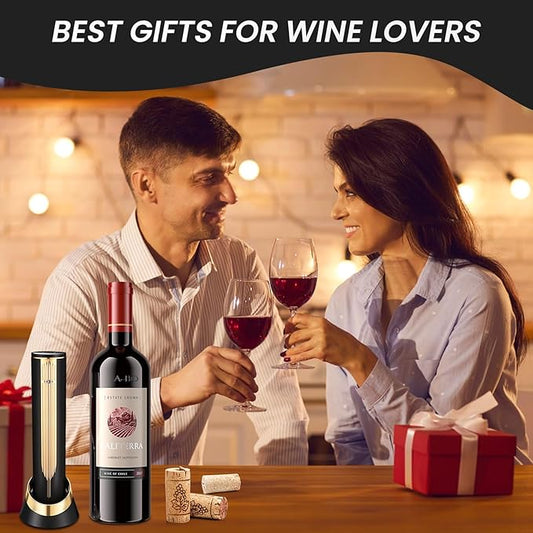 Electric Wine Opener Set with Foil Cutter