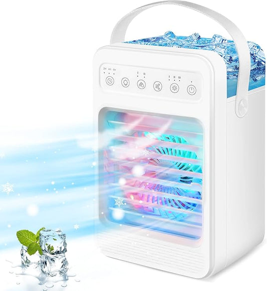 Portable Mini Air Cooler & Humidifier