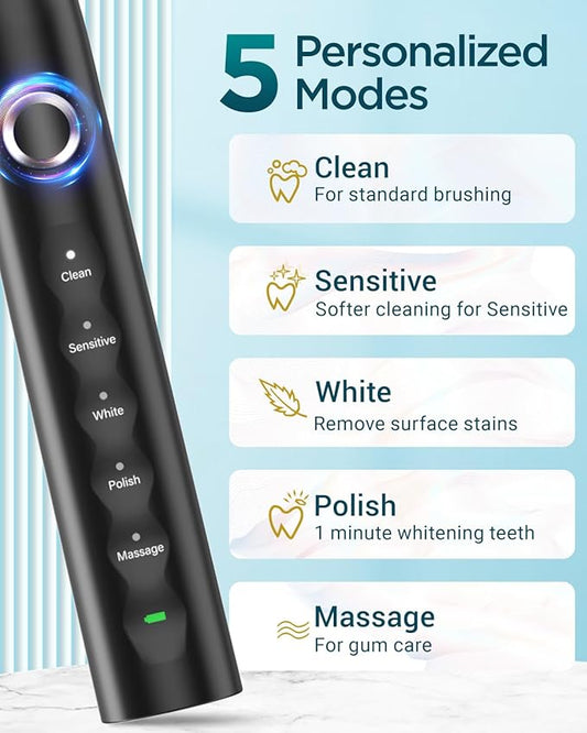 Smart Electric Toothbrush with App Tracking